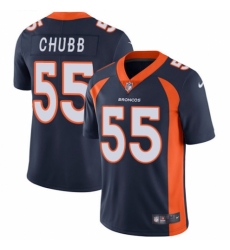 Youth Nike Denver Broncos #55 Bradley Chubb Navy Blue Alternate Vapor Untouchable Elite Player NFL Jersey