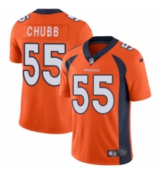 Youth Nike Denver Broncos #55 Bradley Chubb Orange Team Color Vapor Untouchable Elite Player NFL Jersey