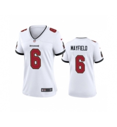 Women's Nike Tampa Bay Buccanee #6 Baker Mayfield White Stitched Limited Jersey