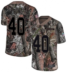 Youth Nike Baltimore Ravens #40 Kenny Young Limited Camo Salute to Service NFL Jersey