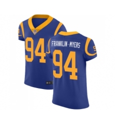 Men's Los Angeles Rams #94 John Franklin-Myers Royal Blue Alternate Vapor Untouchable Elite Player Football Jersey