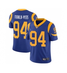 Men's Los Angeles Rams #94 John Franklin-Myers Royal Blue Alternate Vapor Untouchable Limited Player Football Jersey