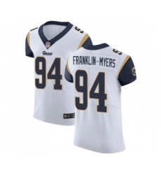 Men's Los Angeles Rams #94 John Franklin-Myers White Vapor Untouchable Elite Player Football Jersey