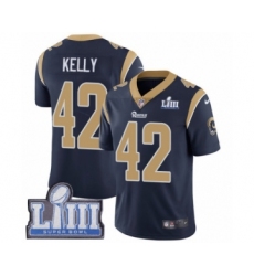 Youth Nike Los Angeles Rams #42 John Kelly Navy Blue Team Color Vapor Untouchable Limited Player Super Bowl LIII Bound NFL Jersey