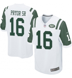 Men's Nike New York Jets #16 Terrelle Pryor Sr. Game White NFL Jersey