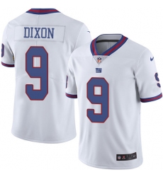 Men's Nike New York Giants #9 Riley Dixon Limited White Rush Vapor Untouchable NFL Jersey