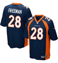 Men's Nike Denver Broncos #28 Royce Freeman Game Navy Blue Alternate NFL Jersey