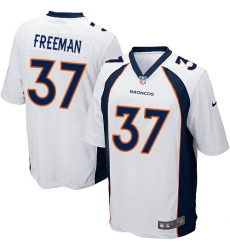 Men's Nike Denver Broncos #37 Royce Freeman Game White NFL Jersey