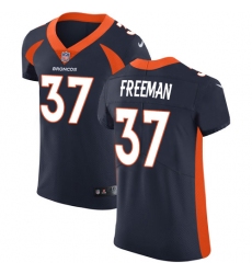 Men's Nike Denver Broncos #37 Royce Freeman Navy Blue Alternate Vapor Untouchable Elite Player NFL Jersey