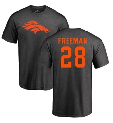 NFL Nike Denver Broncos #28 Royce Freeman Ash One Color T-Shirt