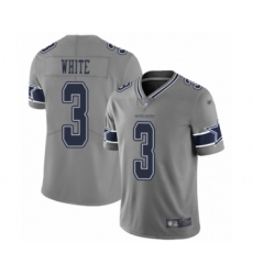 Youth Dallas Cowboys #3 Mike White Limited Gray Inverted Legend Football Jersey