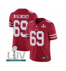 Youth San Francisco 49ers #69 Mike McGlinchey Red Team Color Vapor Untouchable Limited Player Super Bowl LIV Bound Football Jersey