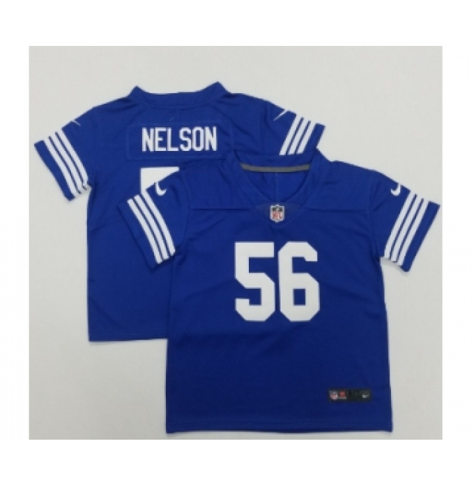 Toddlers Indianapolis Colts #56 Quenton Nelson Blue 2022 Vapor Untouchable Stitched NFL Nike Limited Jersey