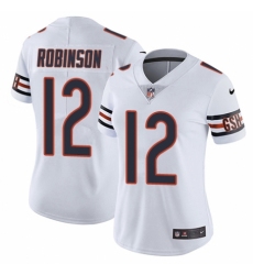 Women's Nike Chicago Bears #12 Allen Robinson White Vapor Untouchable Elite Player NFL Jersey
