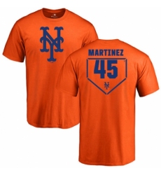 MLB Nike New York Mets #45 Pedro Martinez Orange RBI T-Shirt