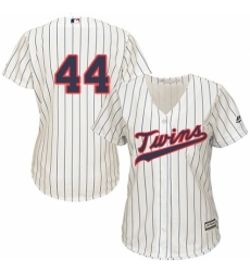 Women's Majestic Minnesota Twins #44 Kyle Gibson Authentic Cream Alternate Cool Base MLB Jersey