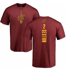 NBA Nike Cleveland Cavaliers #2 Collin Sexton Maroon Backer T-Shirt