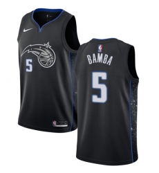 Youth Nike Orlando Magic #5 Mohamed Bamba Swingman Black NBA Jersey - City Edition
