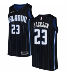 Youth Nike Orlando Magic #23 Justin Jackson Swingman Black NBA Jersey Statement Edition