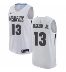 Men's Nike Memphis Grizzlies #13 Jaren Jackson Jr. Authentic White NBA Jersey - City Edition