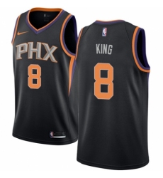 Women's Nike Phoenix Suns #8 George King Authentic Black NBA Jersey Statement Edition