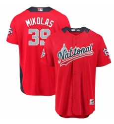 Youth Majestic St. Louis Cardinals #39 Miles Mikolas Game Red National League 2018 MLB All-Star MLB Jersey