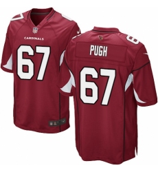 Men's Nike Arizona Cardinals #67 Justin Pugh Game Red Team Color NFL Jersey