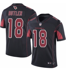 Men's Nike Arizona Cardinals #18 Brice Butler Limited Black Rush Vapor Untouchable NFL Jersey