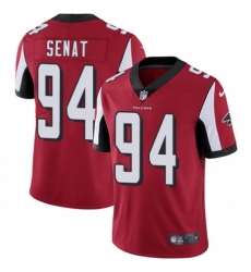 Youth Nike Atlanta Falcons #94 Deadrin Senat Red Team Color Vapor Untouchable Limited Player NFL Jersey