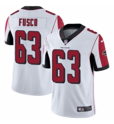 Youth Nike Atlanta Falcons #63 Brandon Fusco White Vapor Untouchable Elite Player NFL Jersey