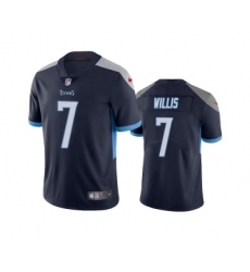 Men's Tennessee Titans #7 Malik Willis Navy Vapor Untouchable Stitched Jersey