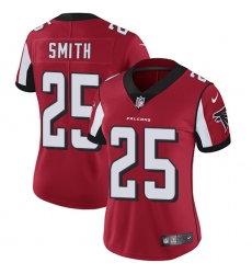 Women's Nike Atlanta Falcons #25 Ito Smith Red Team Color Vapor Untouchable Limited Player NFL Jersey