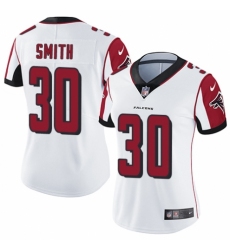 Women's Nike Atlanta Falcons #30 Ito Smith White Vapor Untouchable Elite Player NFL Jersey