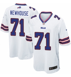 Men's Nike Buffalo Bills #71 Marshall Newhouse Game White NFL Jersey