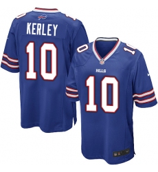 Men's Nike Buffalo Bills #10 Jeremy Kerley Game Royal Blue Team Color NFL Jersey