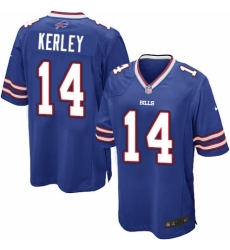 Men's Nike Buffalo Bills #14 Jeremy Kerley Game Royal Blue Team Color NFL Jersey