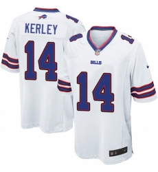 Men's Nike Buffalo Bills #14 Jeremy Kerley Game White NFL Jersey