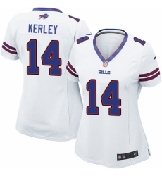 Women's Nike Buffalo Bills #14 Jeremy Kerley Game White NFL Jersey