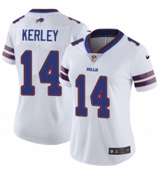 Women's Nike Buffalo Bills #14 Jeremy Kerley White Vapor Untouchable Elite Player NFL Jersey