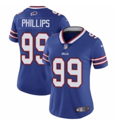 Women's Nike Buffalo Bills #99 Harrison Phillips Royal Blue Team Color Vapor Untouchable Elite Player NFL Jersey