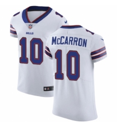 Men's Nike Buffalo Bills #10 AJ McCarron White Vapor Untouchable Elite Player NFL Jersey