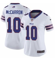 Women's Nike Buffalo Bills #10 AJ McCarron White Vapor Untouchable Elite Player NFL Jersey