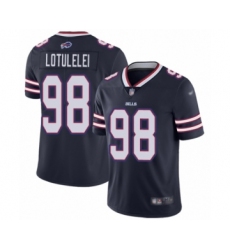 Youth Buffalo Bills #98 Star Lotulelei Limited Navy Blue Inverted Legend Football Jersey
