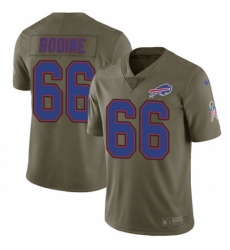 Men's Nike Buffalo Bills #66 Russell Bodine Limited Olive 2017 Salute to Service NFL Jersey