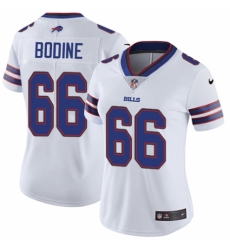 Women's Nike Buffalo Bills #66 Russell Bodine White Vapor Untouchable Limited Player NFL Jersey