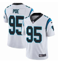 Men's Nike Carolina Panthers #95 Dontari Poe White Vapor Untouchable Limited Player NFL Jersey