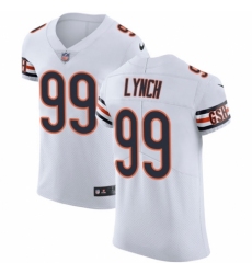 Men's Nike Chicago Bears #99 Aaron Lynch White Vapor Untouchable Elite Player NFL Jersey