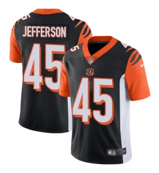 Men's Nike Cincinnati Bengals #45 Malik Jefferson Black Team Color Vapor Untouchable Limited Player NFL Jersey