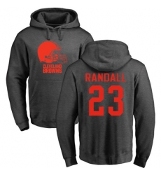 NFL Nike Cleveland Browns #23 Damarious Randall Ash One Color Pullover Hoodie