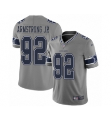 Youth Dallas Cowboys #92 Dorance Armstrong Jr. Limited Gray Inverted Legend Football Jersey